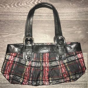 Coach Soho Signature Plaid Shoulder Bag